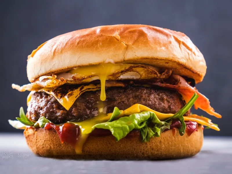 HAMBURGUESA QUESO TOCINO