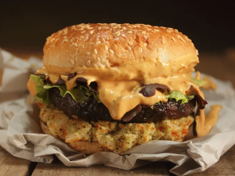 Hamburguesa de ciervo