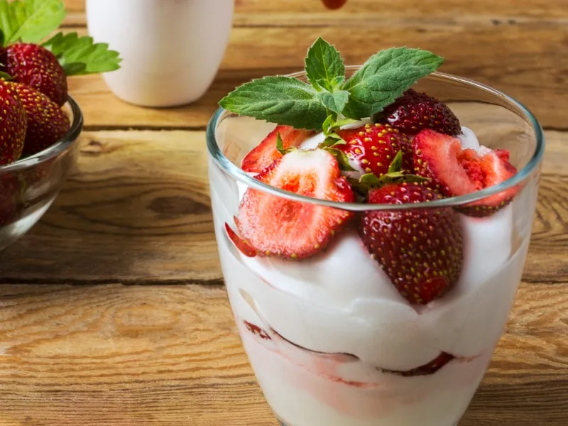 Fresas con nata o chocolate