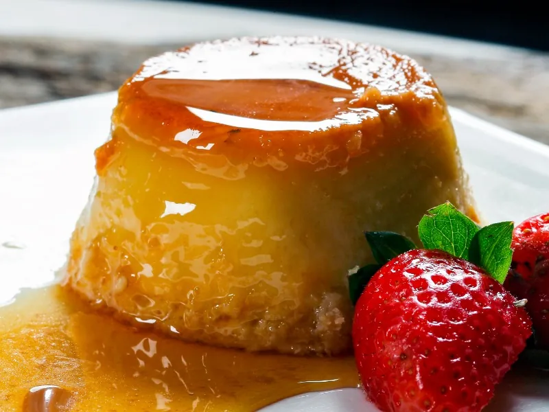Flan de Turón