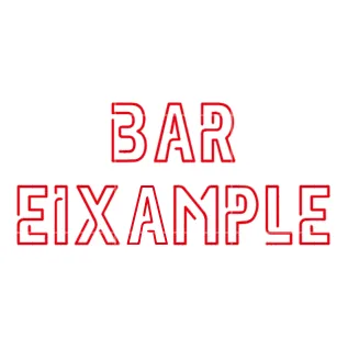 BAR EIXAMPLE