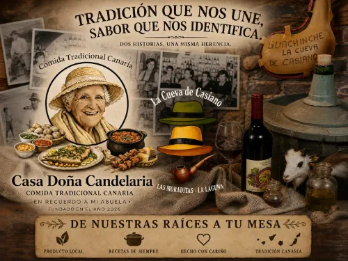 Tasca el Fotingo en Tacoronte y Cueva Casiano las Moraditas