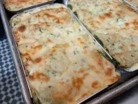 RICOTTA CANNELLONI SPINACH, HERBS and GORGONZOLA