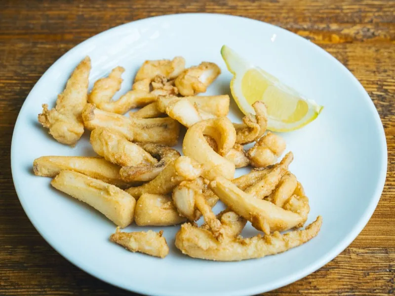 Fried cuttlefish