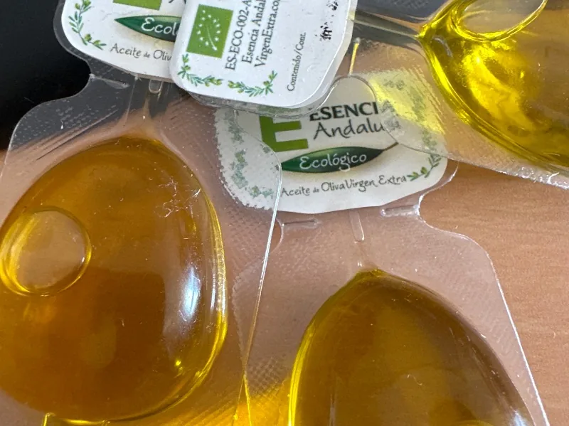 Aceite monodosis unidad