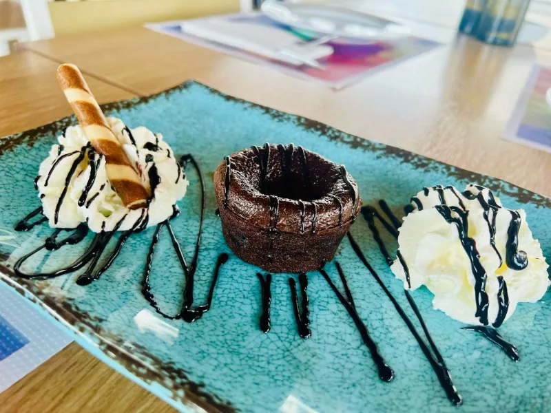 Coulant de chocolate negro