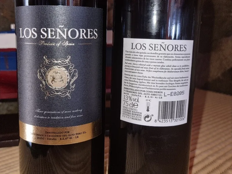 Tinto de la casa -Los Señores