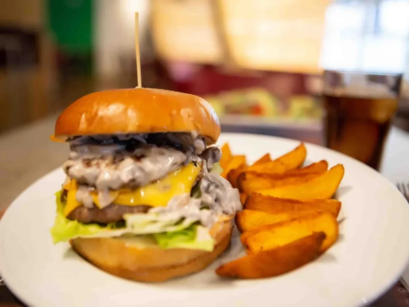 Mushroom burger
