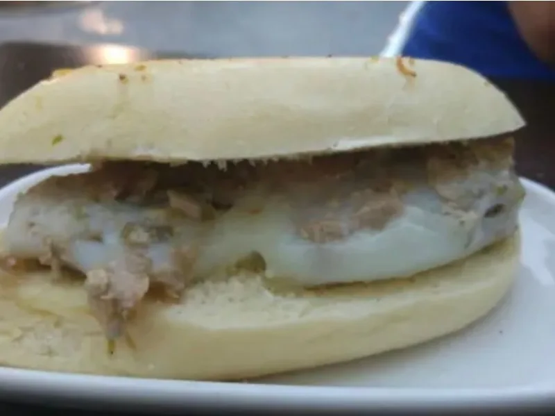 Melva pimiento asados y mayonesa