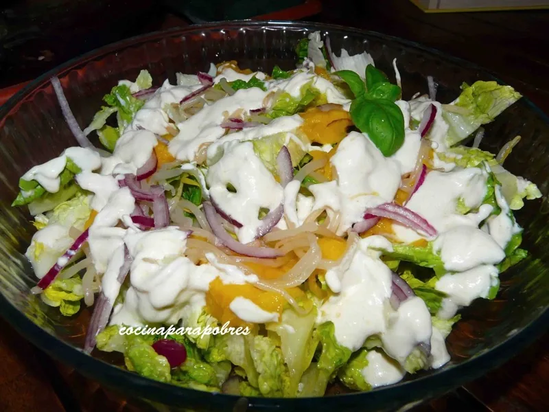 Ensalada Mixta con vinagreta