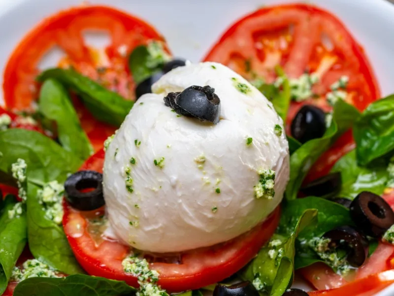 Ensalada de burrata