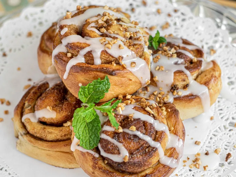 Rollito de Canela Vegano