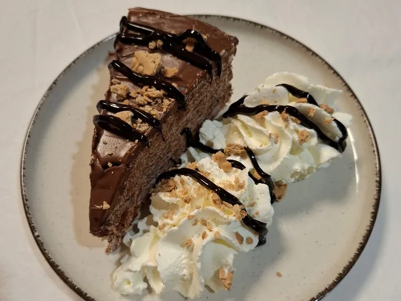 Nutella chocolate wafer cake