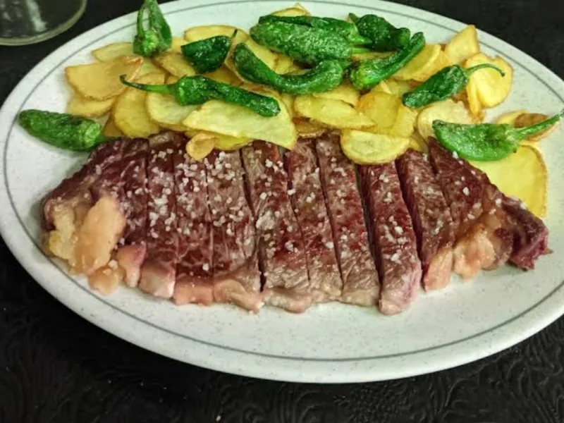 Lomo de vaca trinchado
