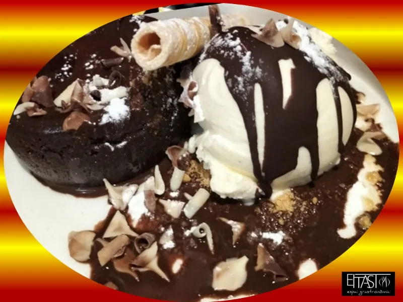 Fondant de xocolata negra
