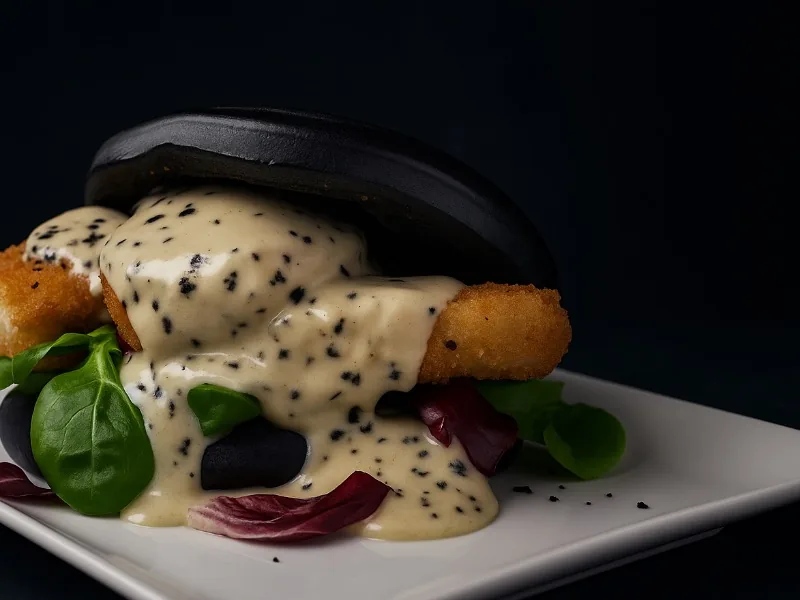 Pan bao de pollo crujiente