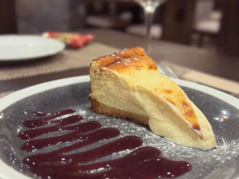 Tarta de queso cremosa casera