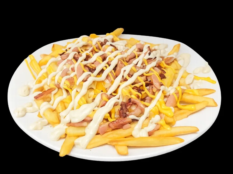 Bacon and cheese