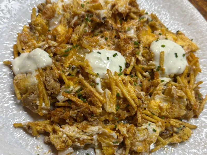 Creamy Cod Scramble with Douro