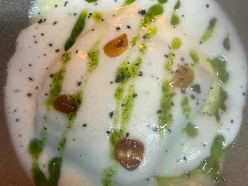 Bacalao confitado y pilpil