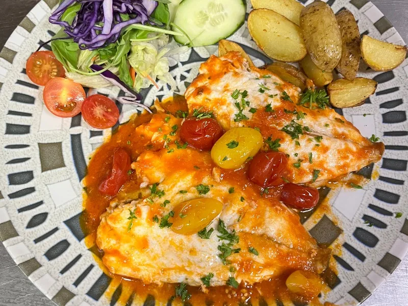 Dorada a la mediterranea