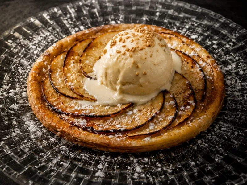 Tarta fina de manzana