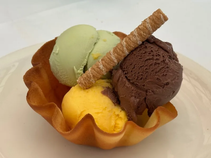 Helados variados (tres bolas)
