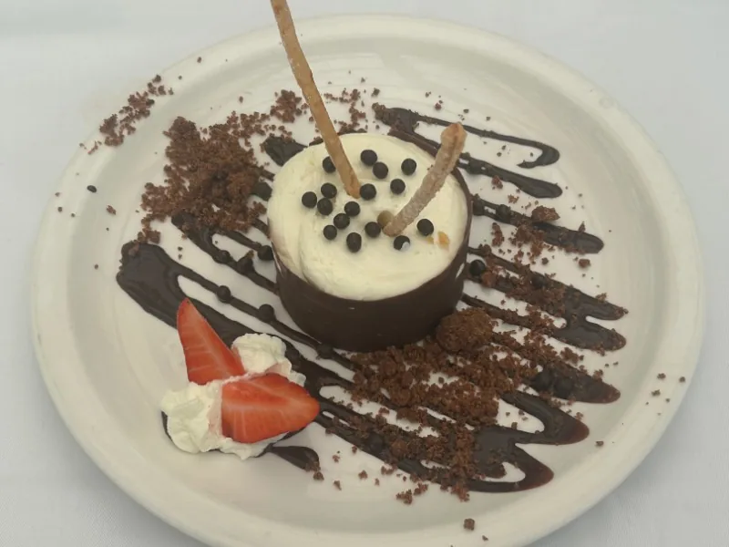 Aro de chocolate y tiramisú
