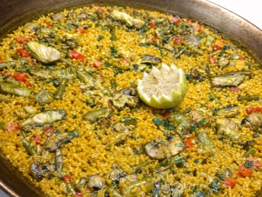 Arroz con verduras