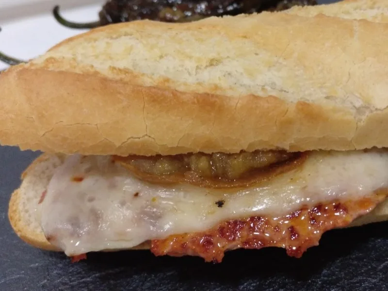 Montado de Lomo o Bacon con Queso