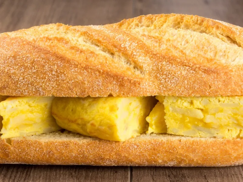 Bocadillo de Tortilla de Patata o Francesa