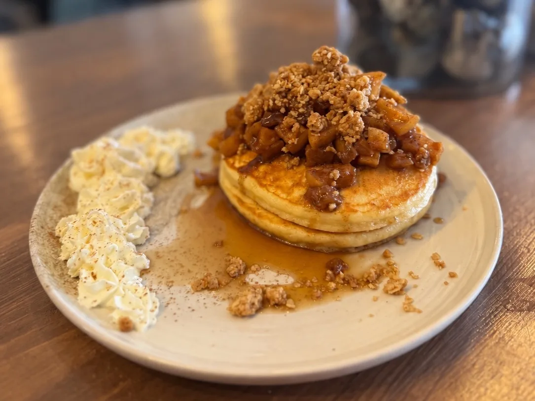 Pancake Manzana crumble