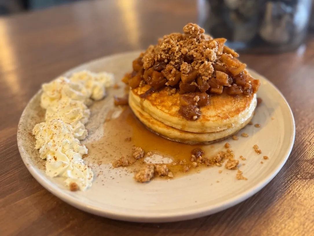 Pancake Manzana crumble
