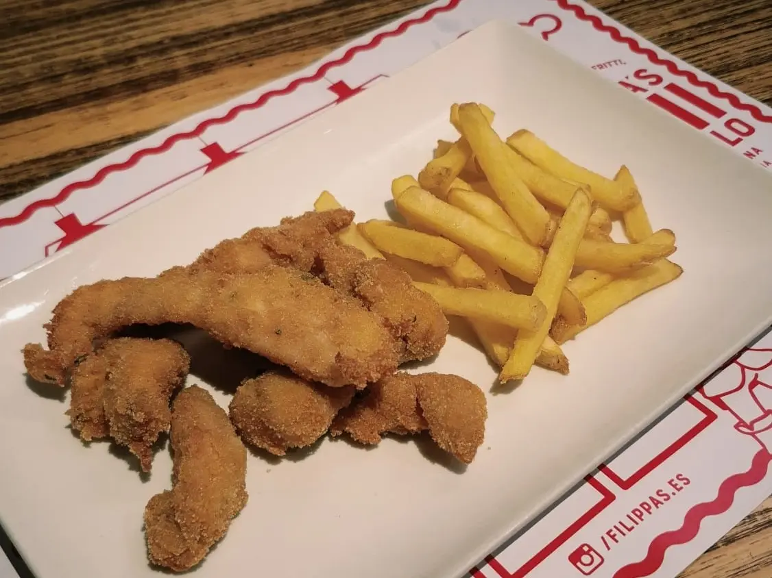 POLLO FRITTO CON PATATINE + BIBITA